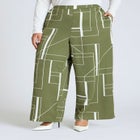 Pull On Printed Wide Leg Pant image number 1