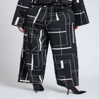 Pull On Printed Wide Leg Pant image number null