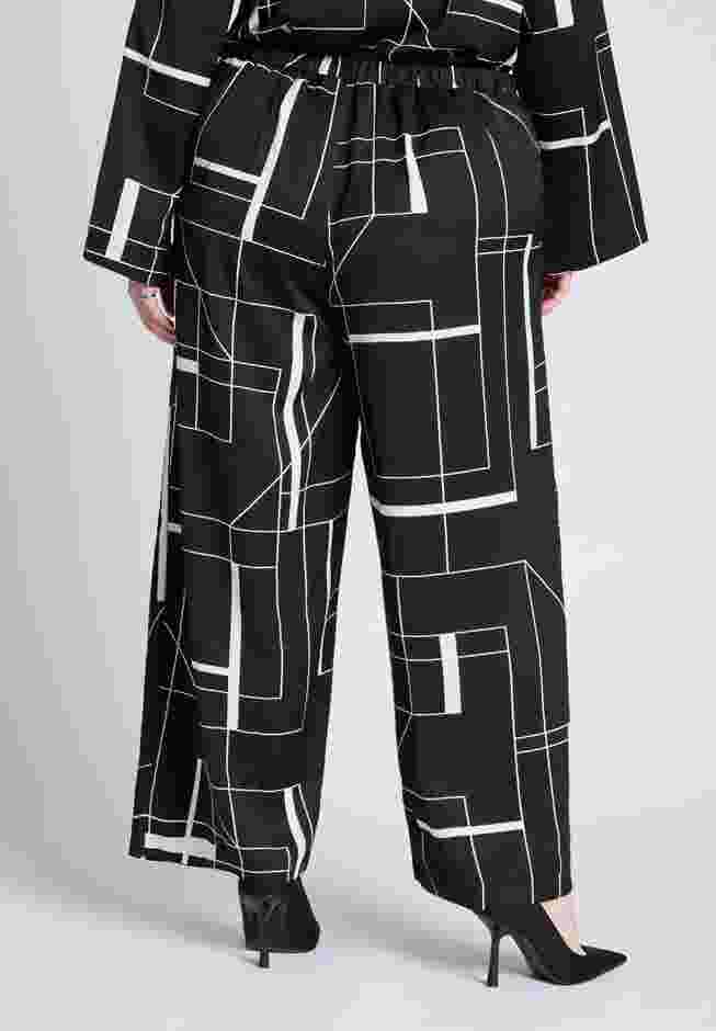 Pull On Printed Wide Leg Pant image number 2