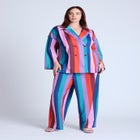 Pull On Printed Wide Leg Pant image number null