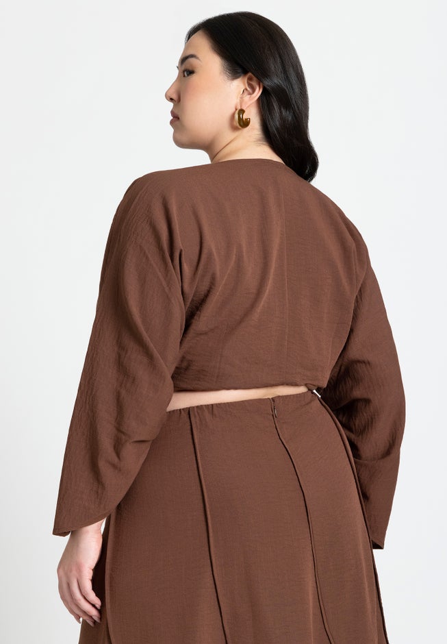 Shirred Dolman Top image number 2
