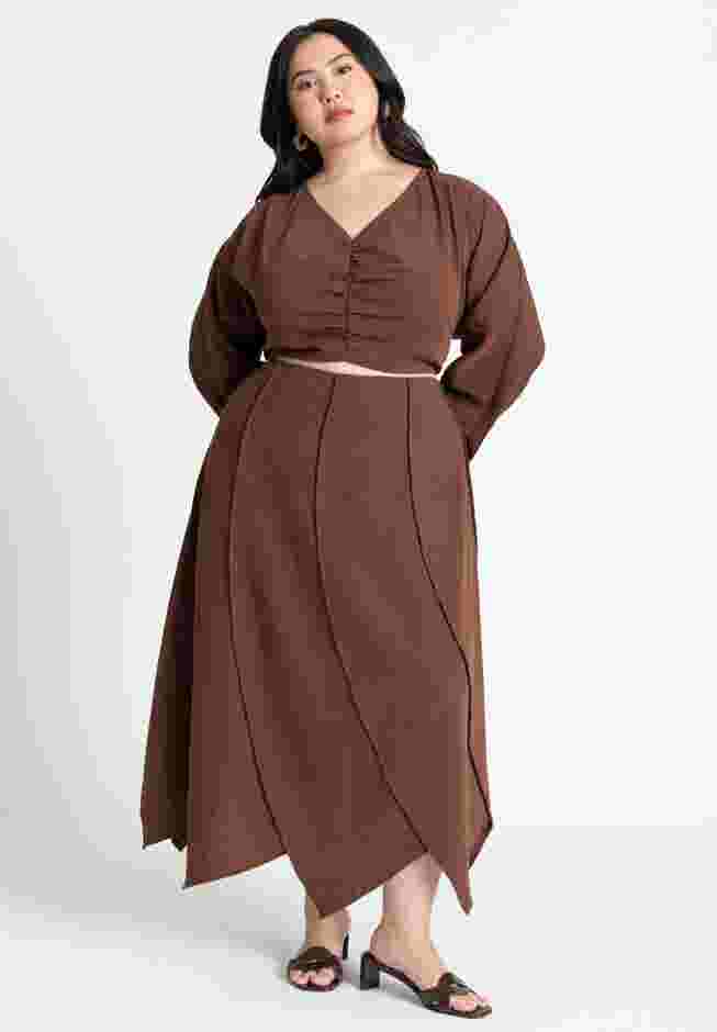 Shirred Dolman Top image number 3