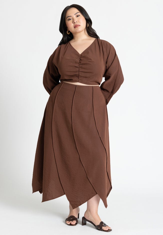 Shirred Dolman Top image number 3