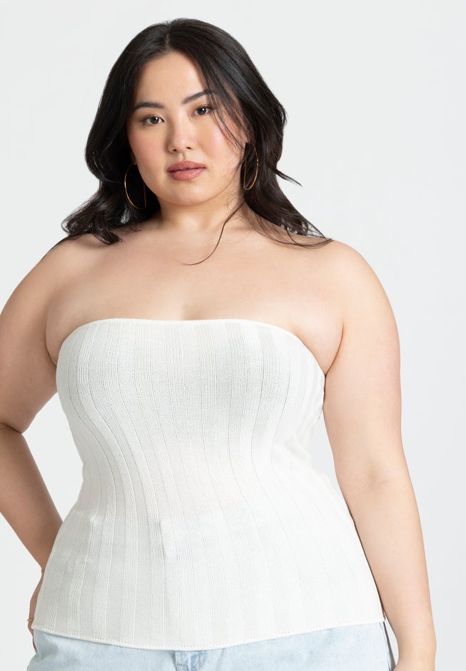 Sweater Tube Top image number 1