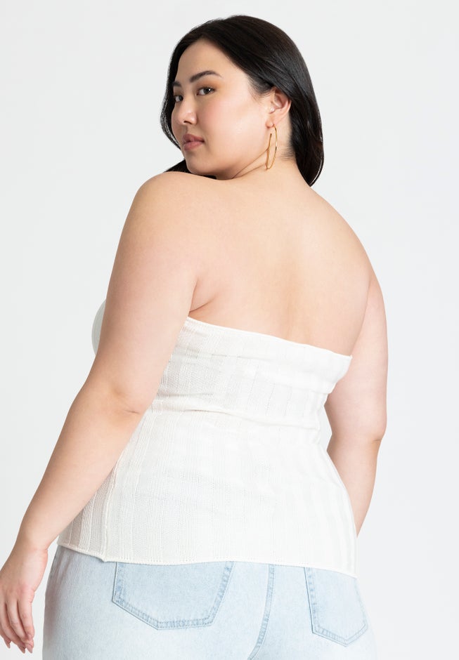 Sweater Tube Top image number 2