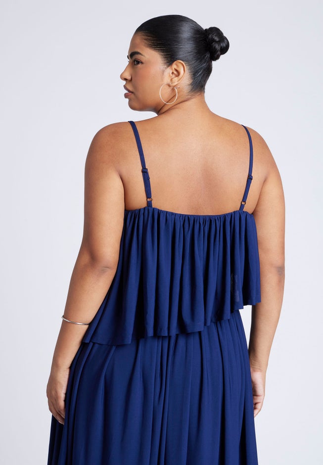 Ruffled Bandeau Top image number 2