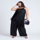 One-Shoulder Fringe Top image number null