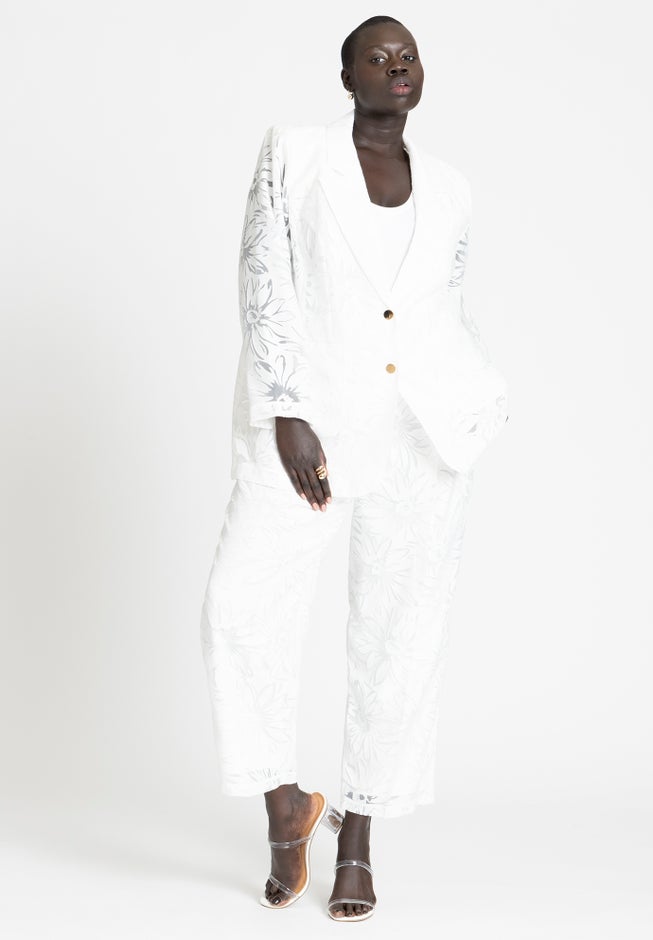 Burnout Oversized Blazer image number null