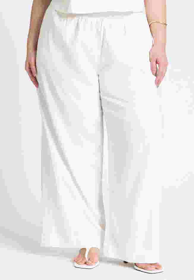 Easy Wide Leg Linen Pant image number 1