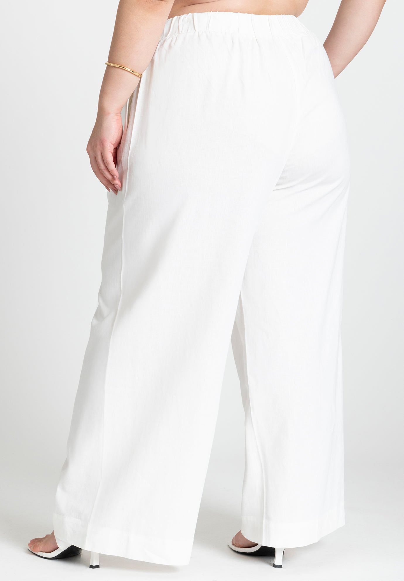 Easy Wide Leg Linen Pant image number 2