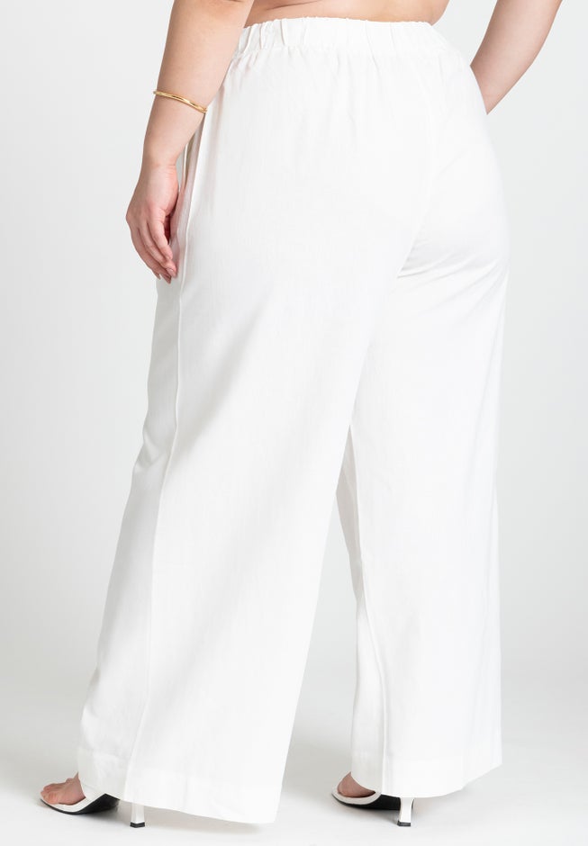 Easy Wide Leg Linen Pant image number 2