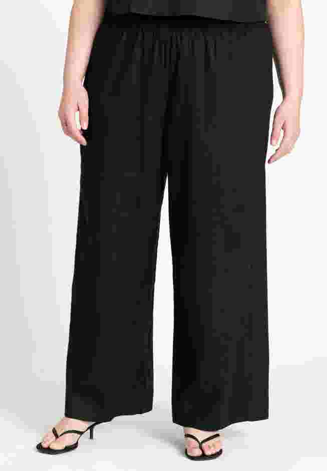 Easy Wide Leg Linen Pant image number 1