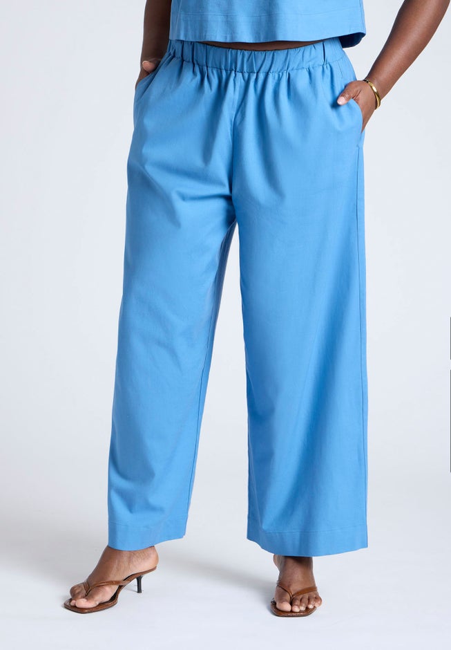 Easy Wide Leg Linen Pant image number 1