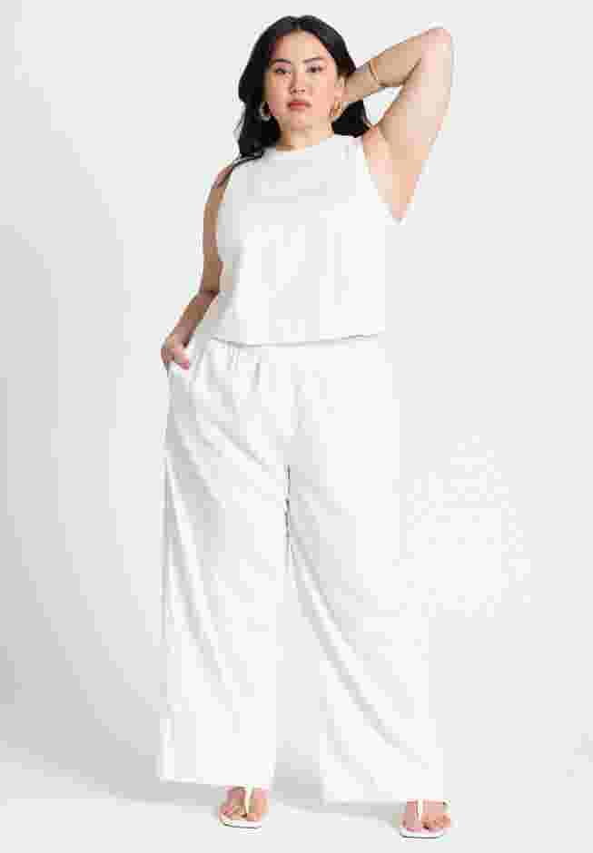 Easy Wide Leg Linen Pant image number 0