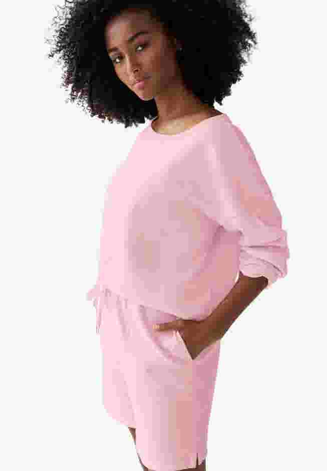 Fleece Shorts With Drawstring Waist image number 2