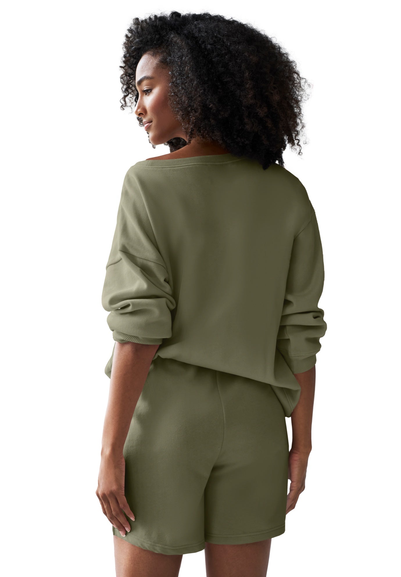 Fleece Shorts With Drawstring Waist image number 1