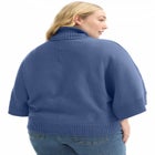 Wide-Sleeve Turtleneck Sweater image number null