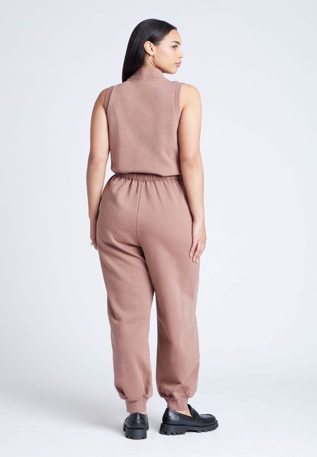 Sleeveless Knit Jumpsuit image number 1
