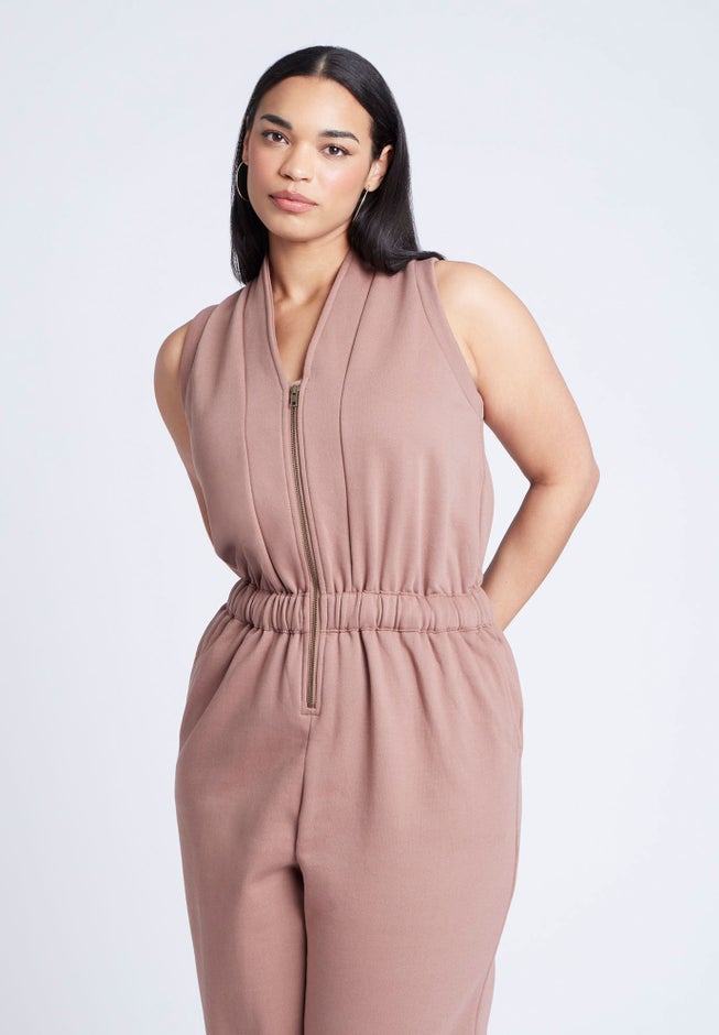 Sleeveless Knit Jumpsuit image number 2