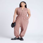  Sleeveless Knit Jumpsuit image number null