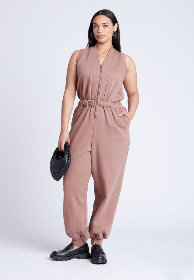 Sleeveless Knit Jumpsuit image number 3