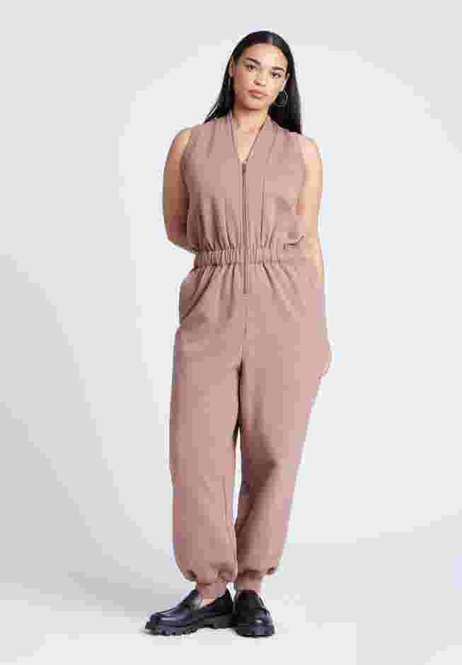  Sleeveless Knit Jumpsuit image number 4