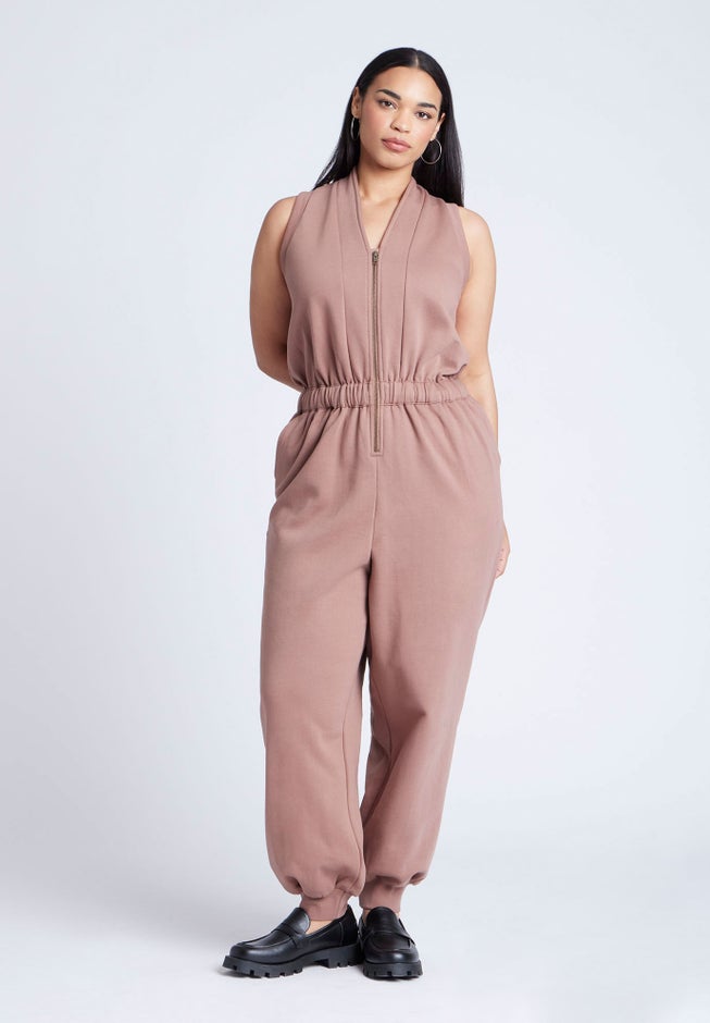 Sleeveless Knit Jumpsuit image number 4