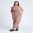  Sleeveless Knit Jumpsuit image number null
