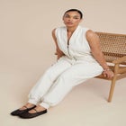  Sleeveless Knit Jumpsuit image number null