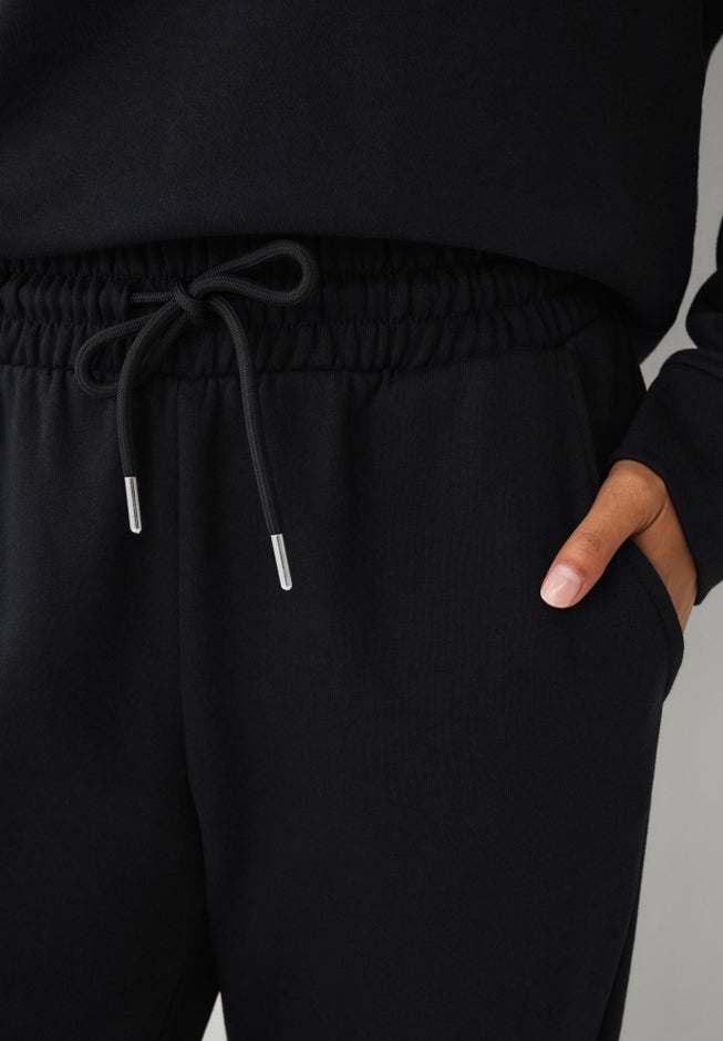 Drawstring Waist Fleece Sweatpants image number 2