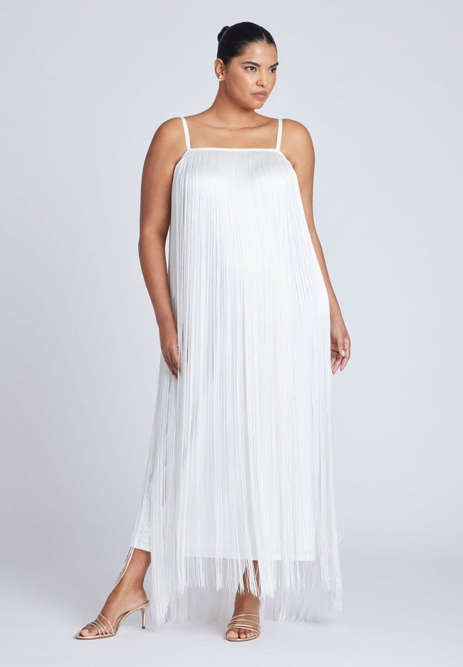 Fringe Maxi Dress image number 3
