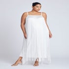 Fringe Maxi Dress image number null
