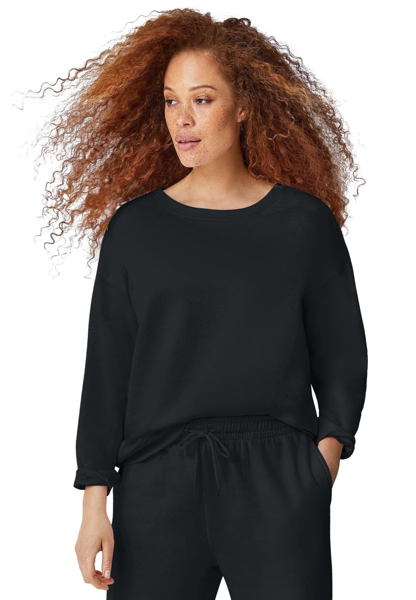 Boxy Fleece Sweatshirt image number 0