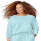 Boxy Fleece Sweatshirt image number null