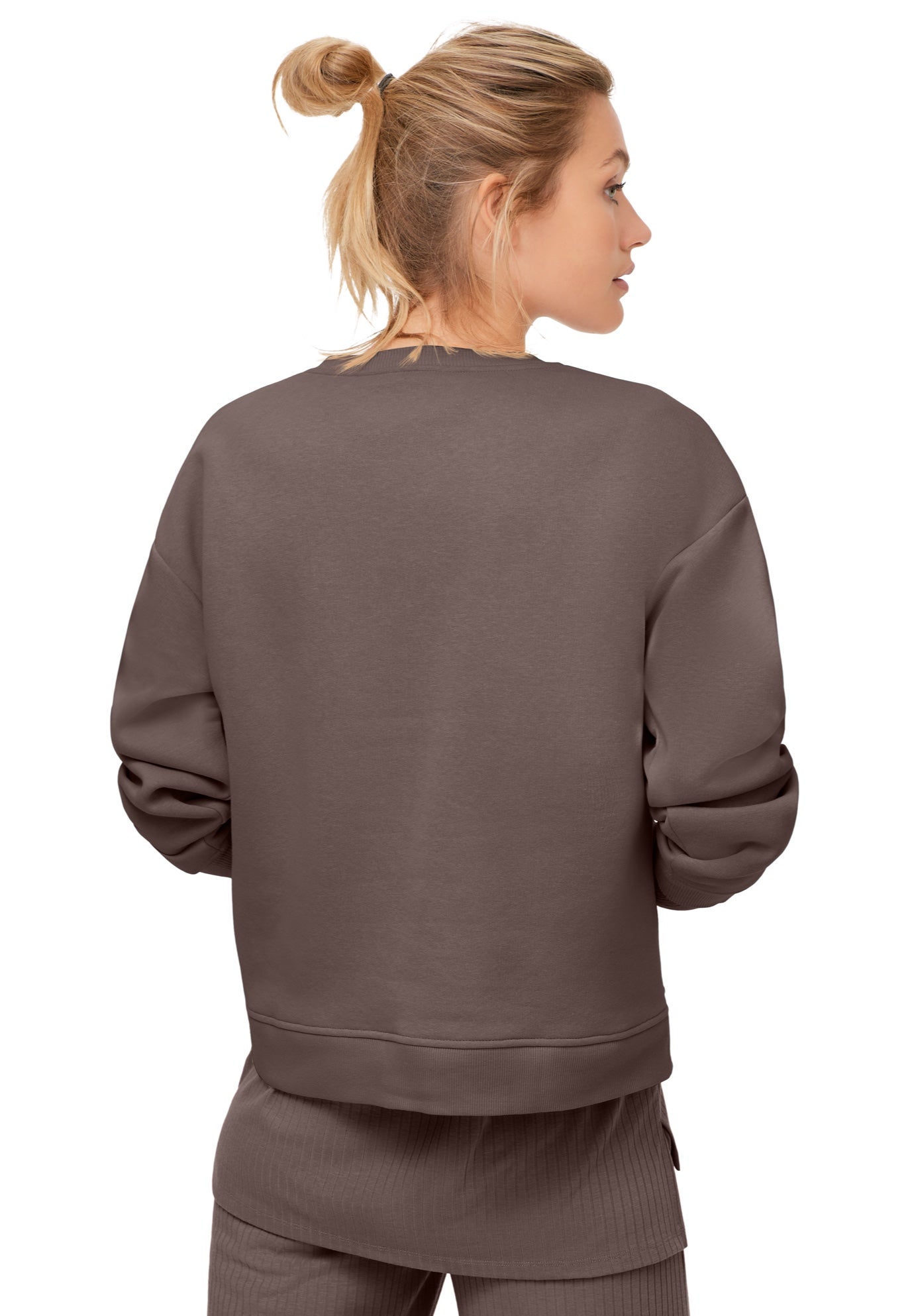Boxy Fleece Sweatshirt image number 1
