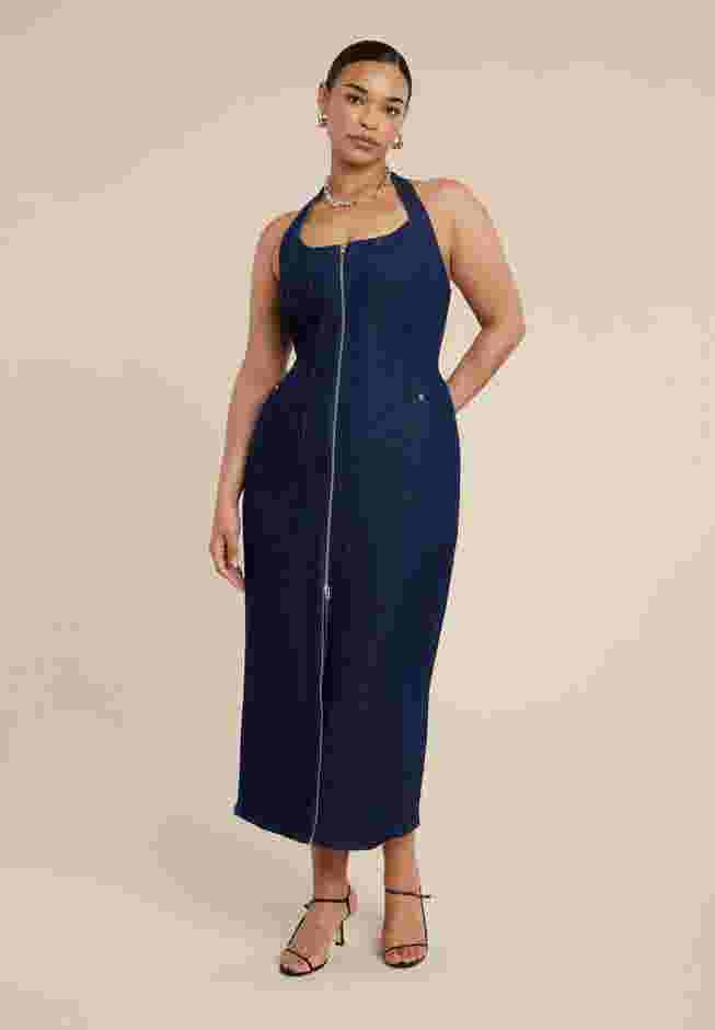 Denim Corset Dress image number 5