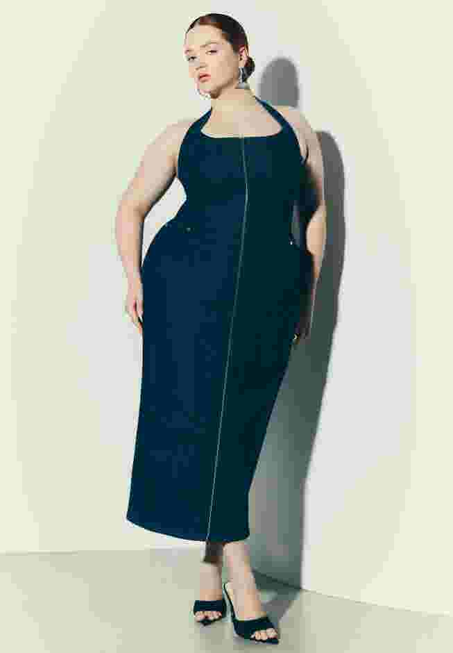 Denim Corset Dress image number 0