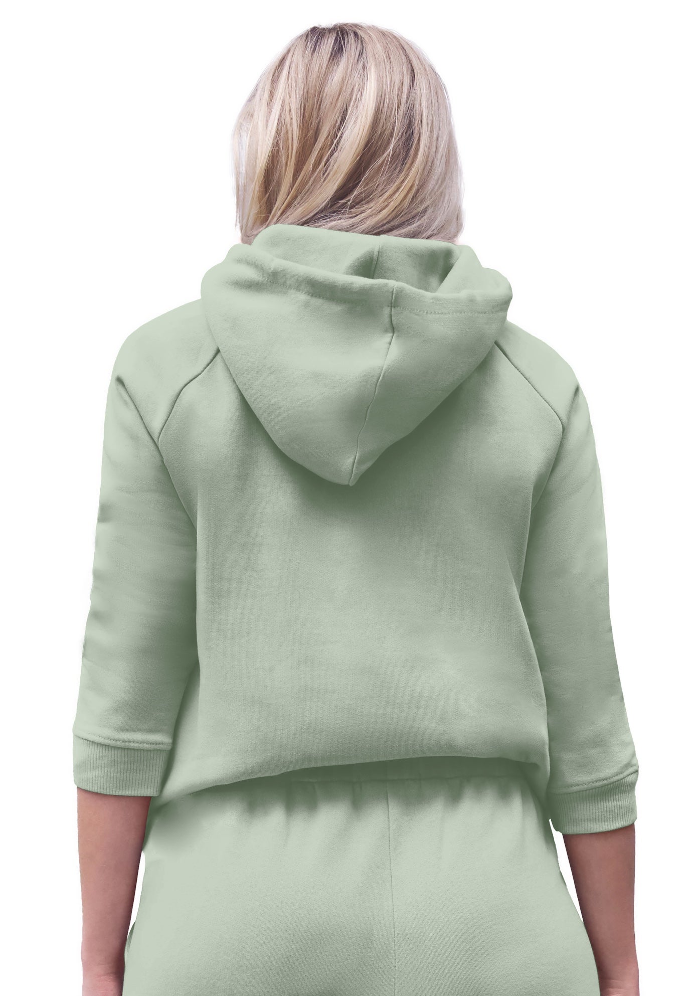 Hooded Fleece Boxy Sweatshirt image number 1