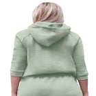 Hooded Fleece Boxy Sweatshirt image number null