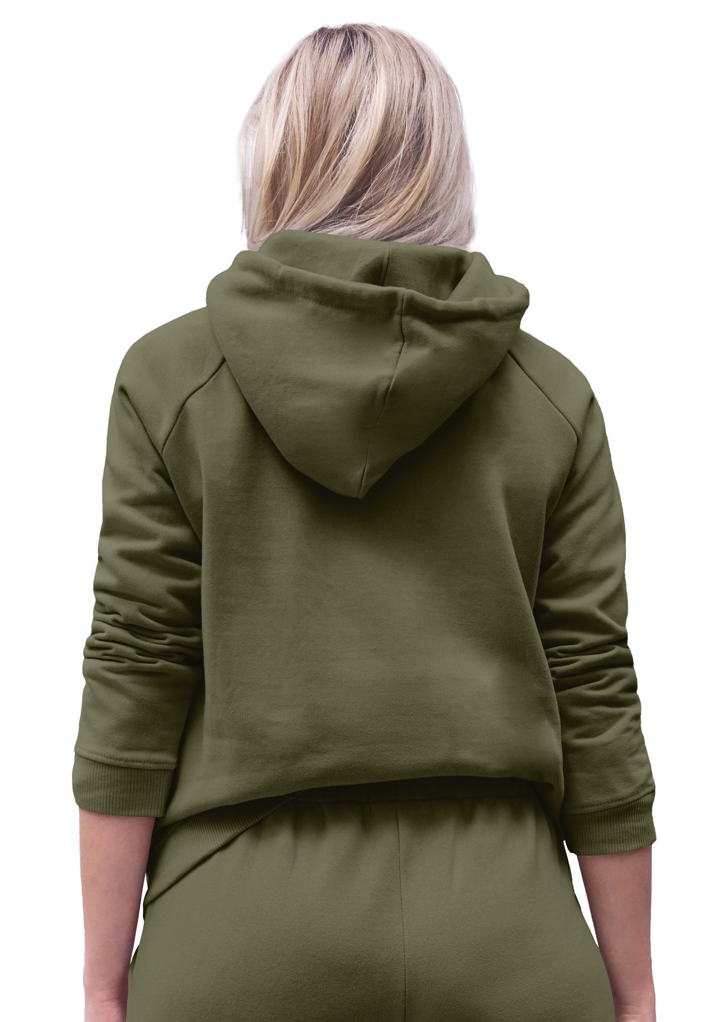 Hooded Fleece Boxy Sweatshirt image number 1
