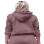 Hooded Fleece Boxy Sweatshirt image number null
