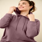 Hooded Fleece Boxy Sweatshirt image number null