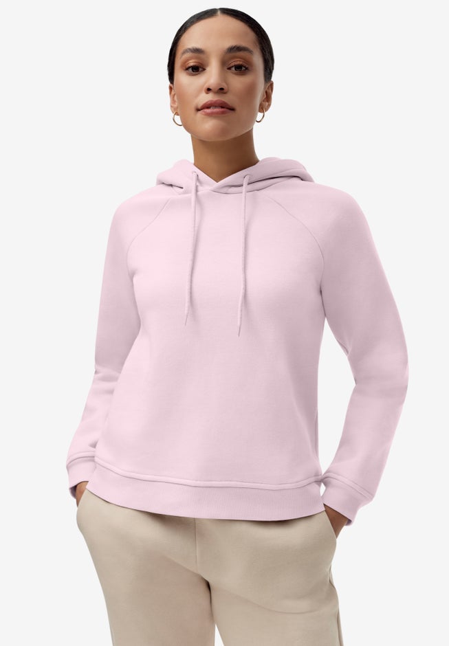Hooded Fleece Boxy Sweatshirt image number 0