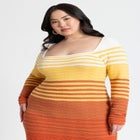 Crochet Multicolor Maxi Dress image number null