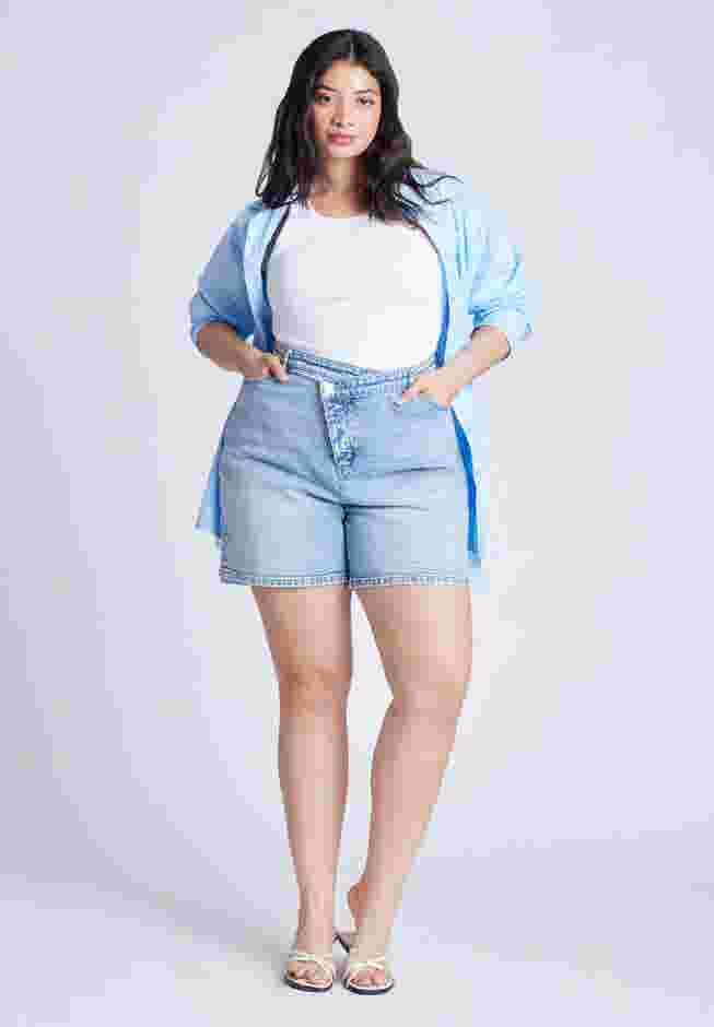 Overlap Waistband Shorts image number 0