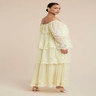 Tiered Lace Maxi Dress image number null