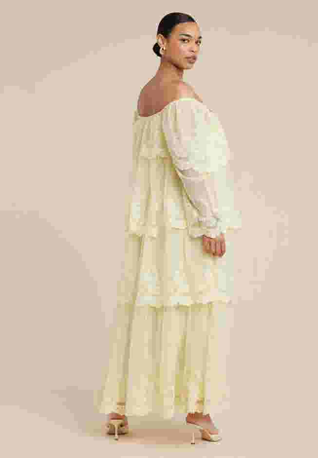 Tiered Lace Maxi Dress image number 2
