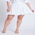 Mini Bubble Hem Skirt image number null