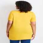 Button Detail Tunic Tee image number null