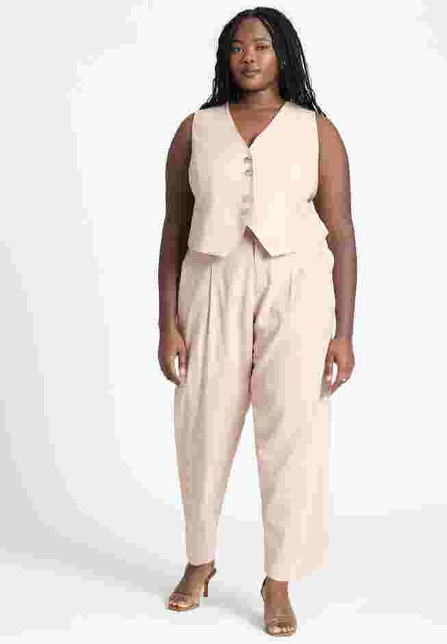 Pleat Detail Straight Leg Pant image number 0